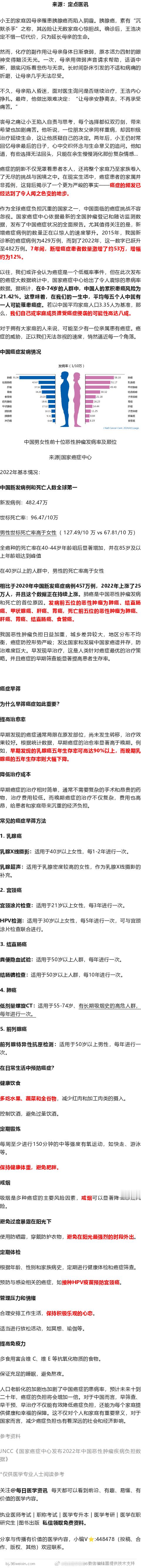 癌症大增长，一不留神就中招，这样做可远离癌症作为全球癌症负担沉重的国家之一，中国