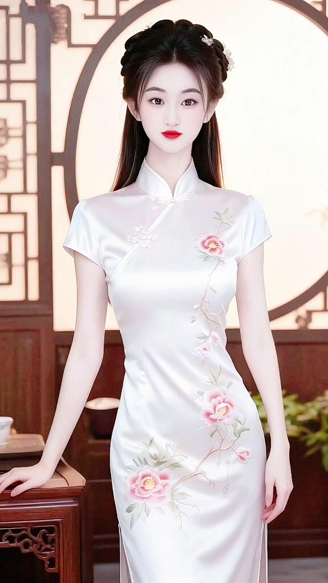 旗袍 旗袍美人 旗袍秀一秀女子好温柔 遇见东方美 优雅气质