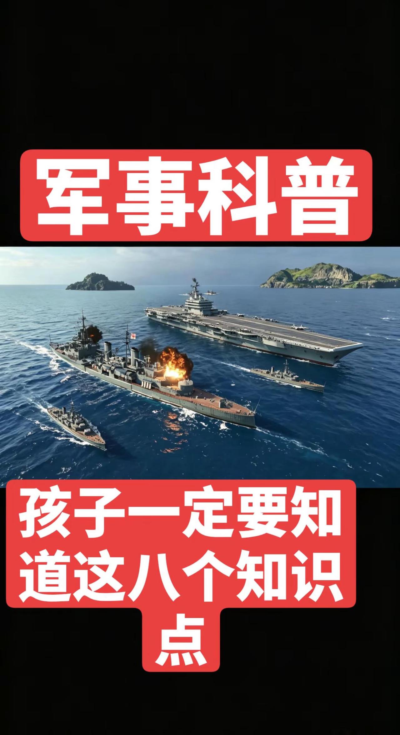 军事科普，孩子一定要知道这八个知识点。军舰海战 对决 现代海战 现代海战 战舰