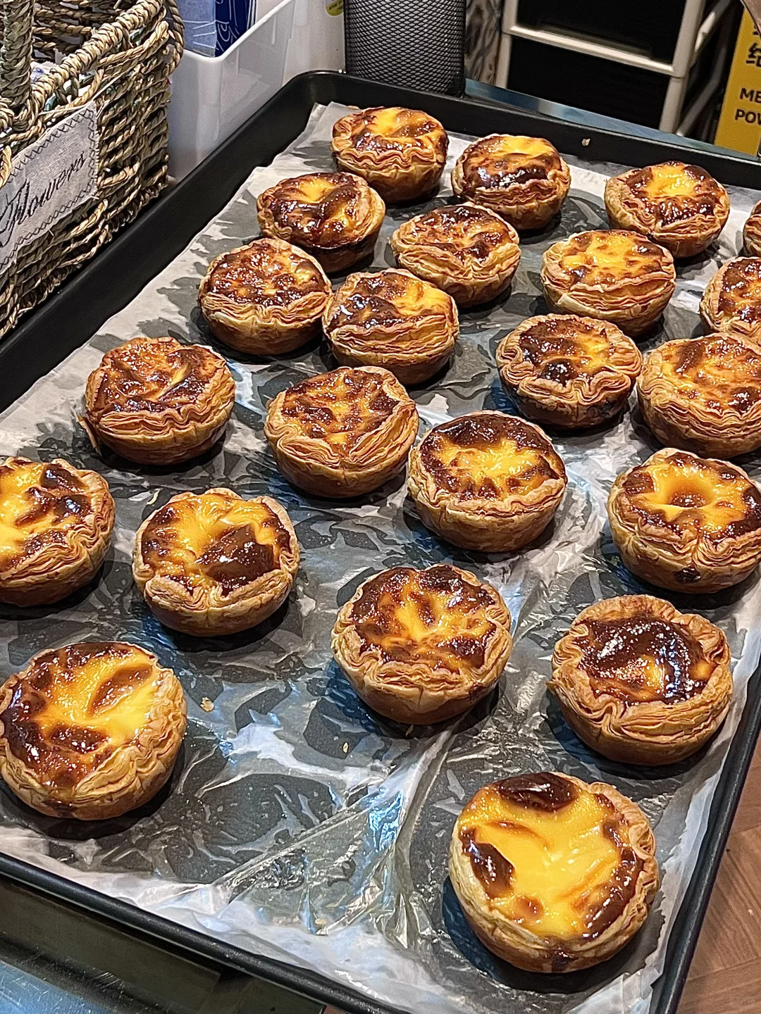 中山‼️新鲜出炉的可颂蛋挞🧁外酥里嫩😋