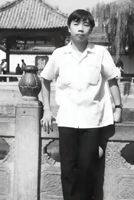 一个中国人，站在日本靖国神厕面前，对着镜头说道：“中国出身的我，站在这里很光荣”