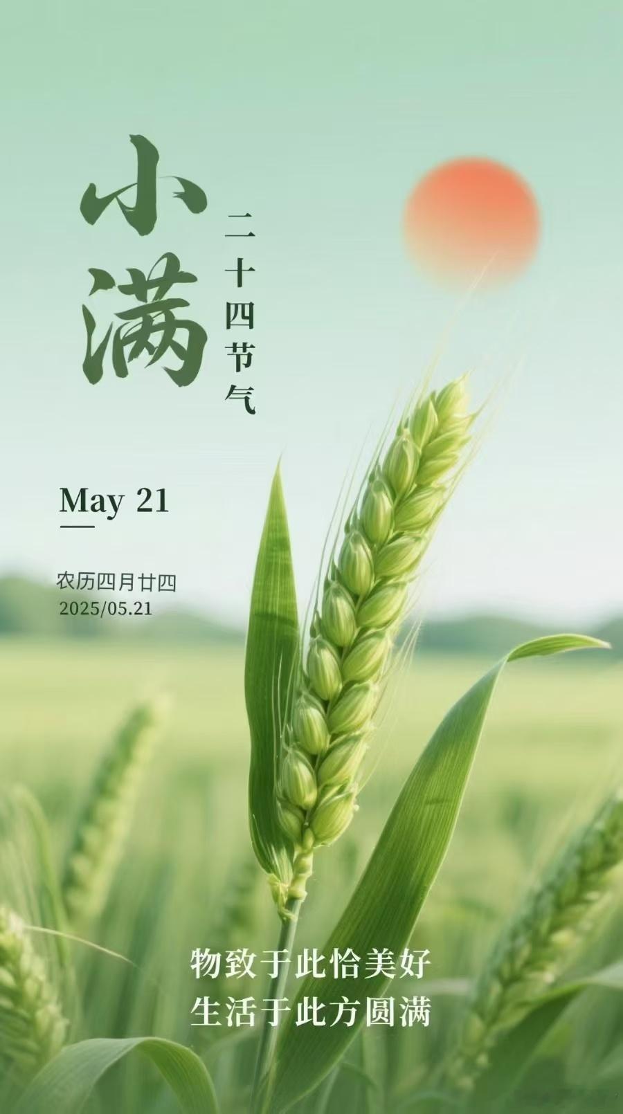 521遇见小满愿大家接纳不足拥抱不完美才能无限♾趋于自在完美的状态华为小满520