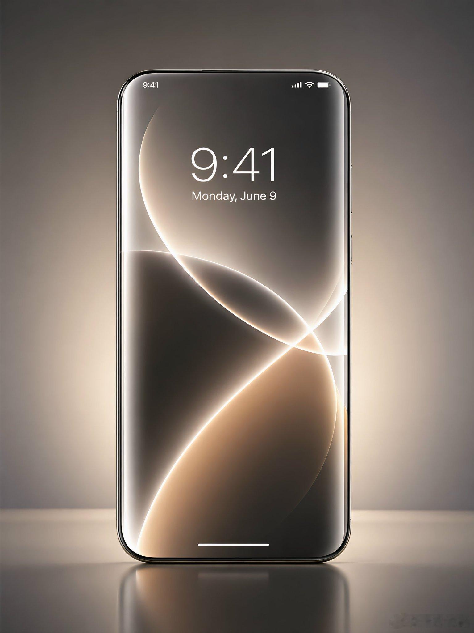 20周年版iPhone曝光好不容易国产旗舰也都直屏了，苹果又开始玩四曲面？