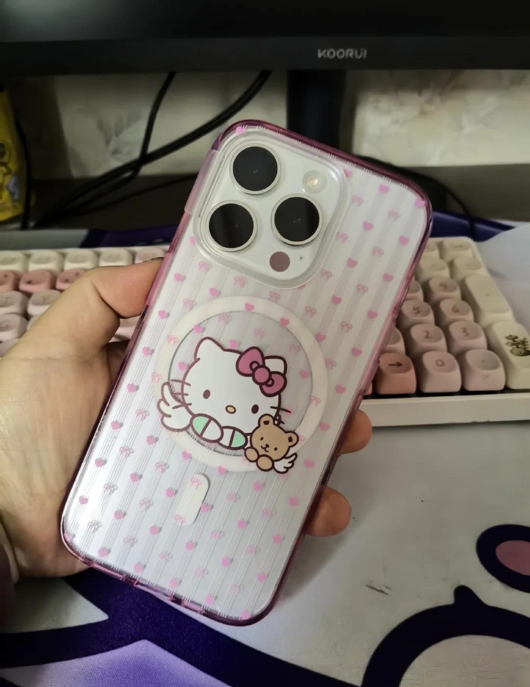 新入手的手机壳，kt猫，我的最爱