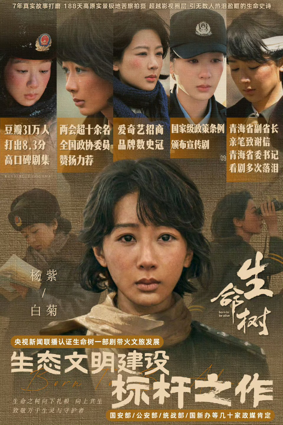 杨紫白玉兰入围名单  恭喜杨紫凭借《生命树》白菊的优秀表演获得白玉兰提名，四提白