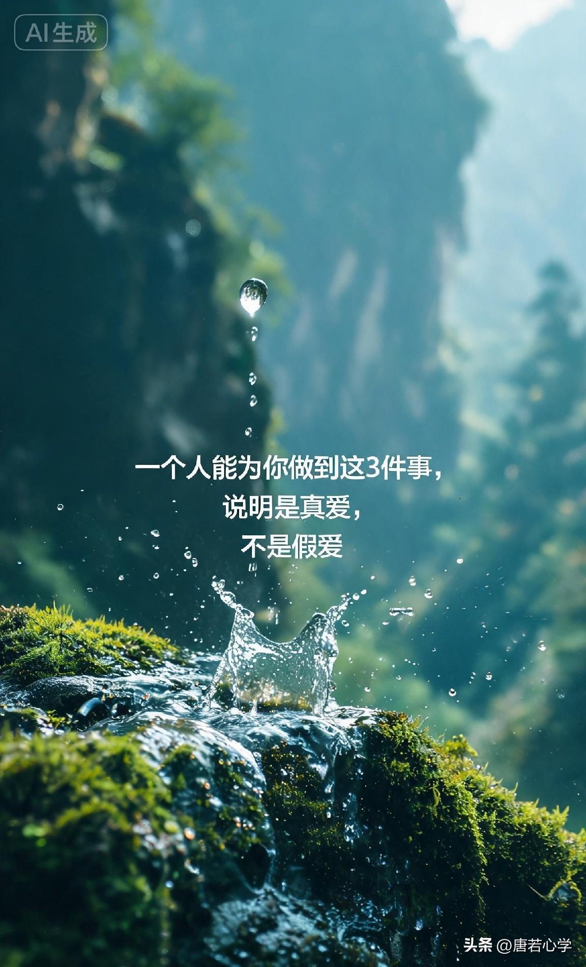 一个人能为你做到这3件事，说明是真爱，不是假爱。

作家苏芩说过一句话：“爱的本