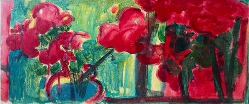 燕脂
青岛市雕塑馆“山水相连·丹青铸魂—北京林业大学艺术作品展”之刘长宜作品赏析