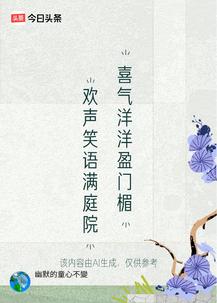 解析：从结构上看，“欢声笑语”对“喜气洋洋”，都是并列结构的成语，描绘欢乐、喜庆