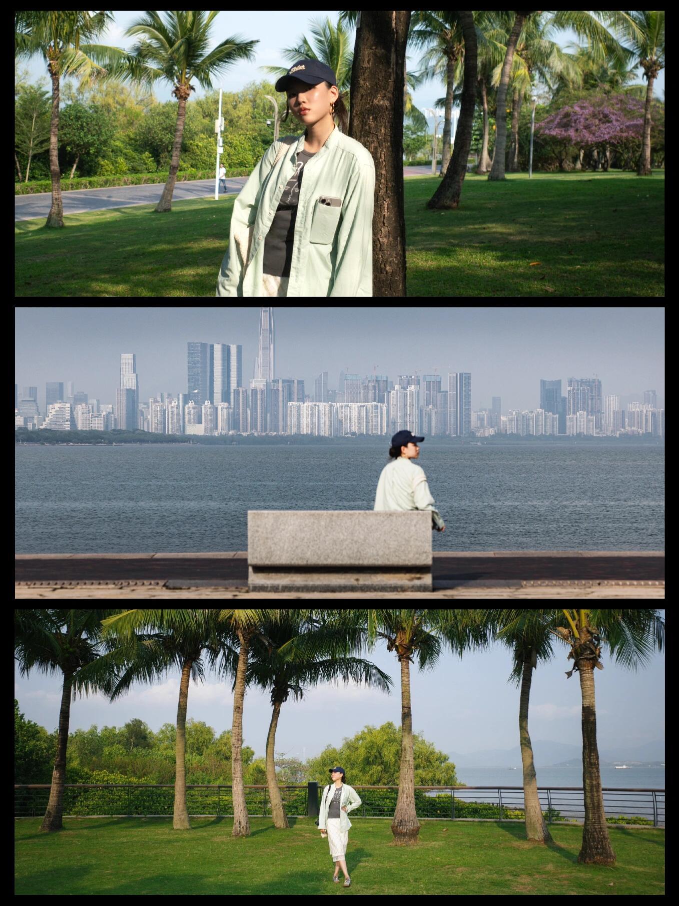 📷在深圳湾公园吹一吹夏日海港的风初夏温热的风配上棕榈树🌴 📍p2-4 深圳