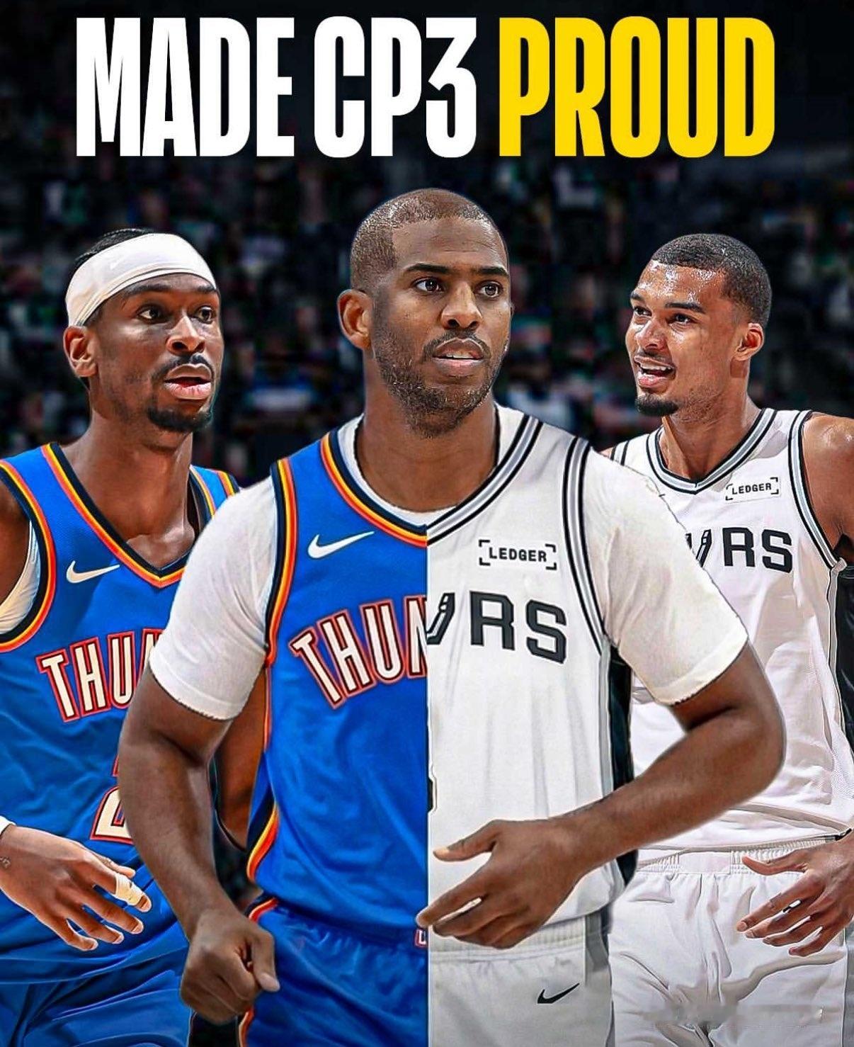 NBA 保罗门徒对决，手心手背都是肉，保罗该支持亚历山大还是文班亚马？当年在俄克
