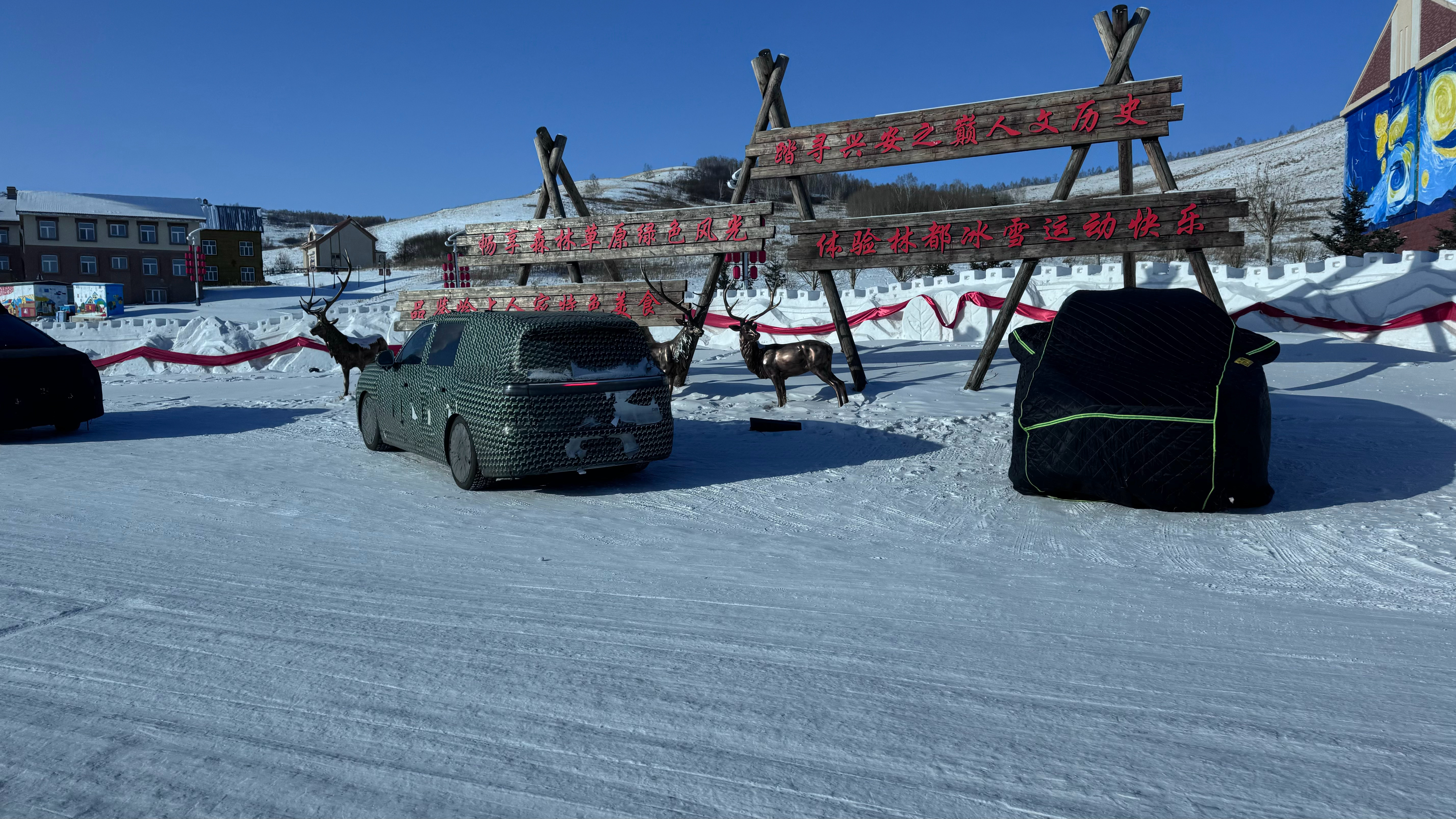高难度猜车，在呼伦贝尔看到几台高度伪装车，你能认出来什么车么