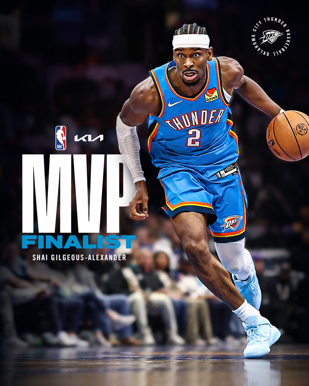 雷霆官方为切特与亚历山大的入围做的三张海报⚡雷霆战胜太阳雷霆1比0太阳雷霆