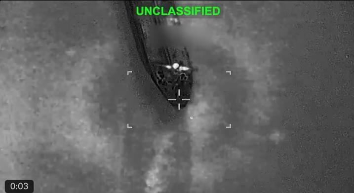 美国中央司令部（CENTCOM）发布消息称，悬挂库拉索岛国旗的油轮“贝尔玛”号（