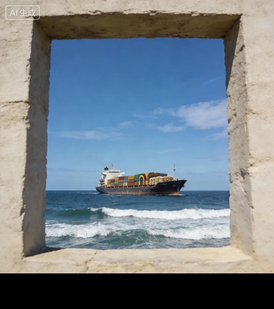 透过石墙看海，遇见远航的船只❤️亲情和友情哪个更重要，高速不免费,哪里容易堵车?