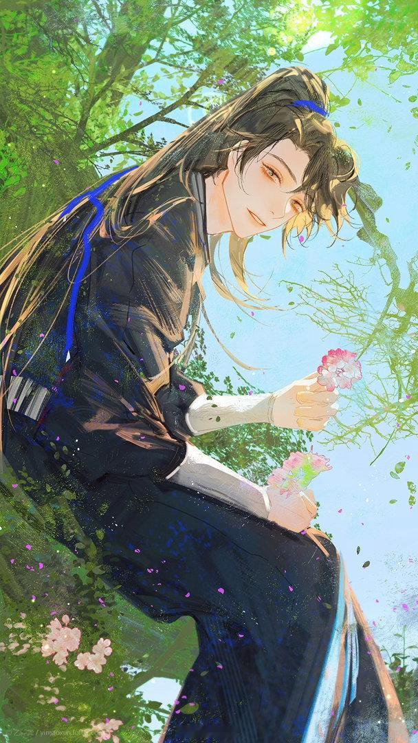 墨燃好帅！摘花事送给晚宁的嘛lof：yimaoxun 