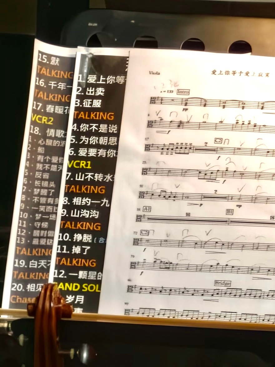 「我来，因为你在」那英演唱会首站北京演出歌单 