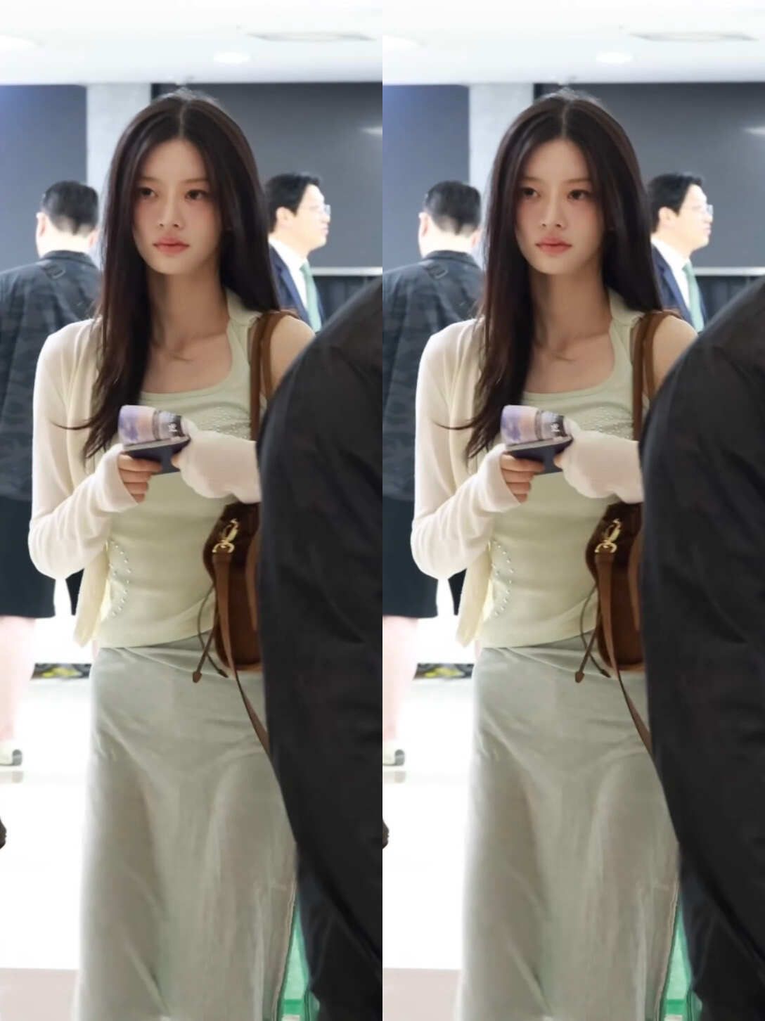 所有女大复刻Minju 这身穿搭夏日云逛街