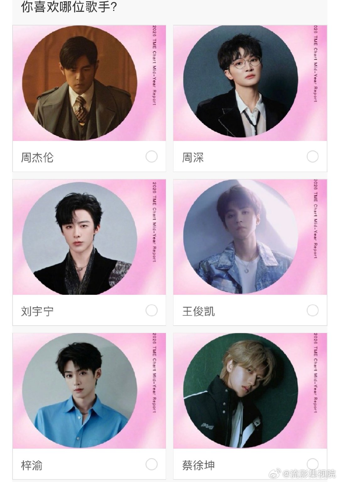 音乐榜上半年最佳表现歌手TOP10上半年最佳表现歌手TOP10音乐榜上半年最佳表