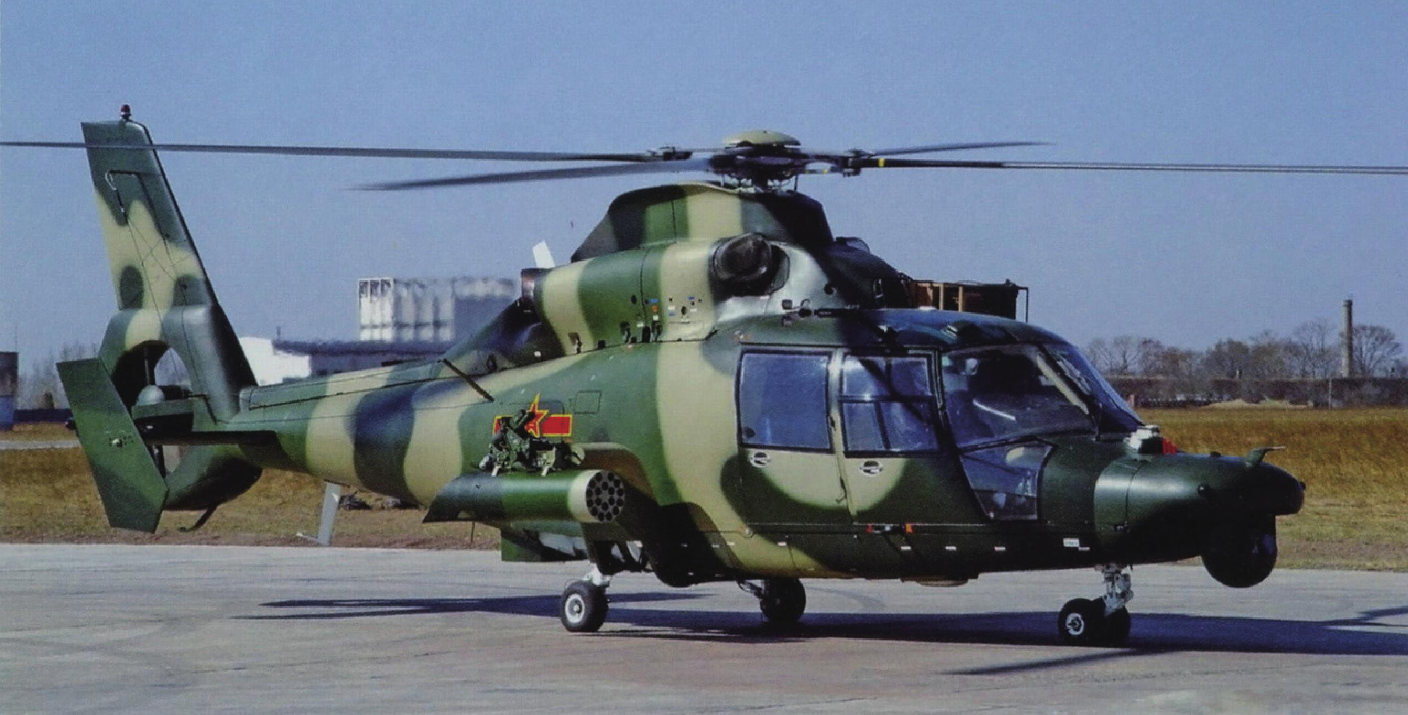 每天认识一件兵器 直-9通用直升机［中］机长：13.68米主旋翼直径：11.94