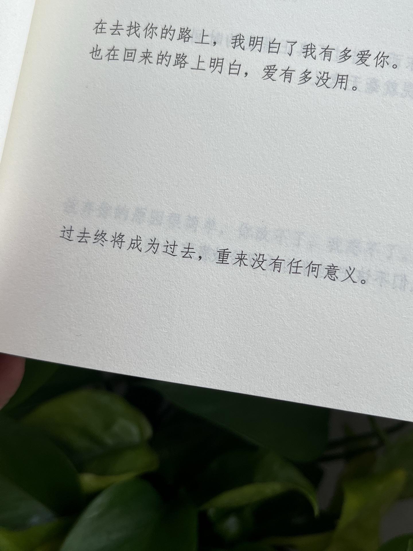 过去终将成为过去，重来没有任何意义。