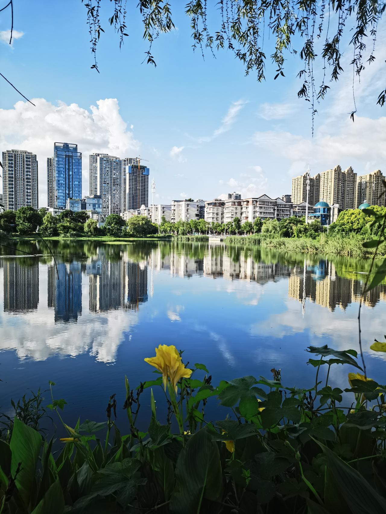 7月8日，领略了大武汉的热，不下雨了，天气是又闷又热！下午去墨水湖公园了！

今