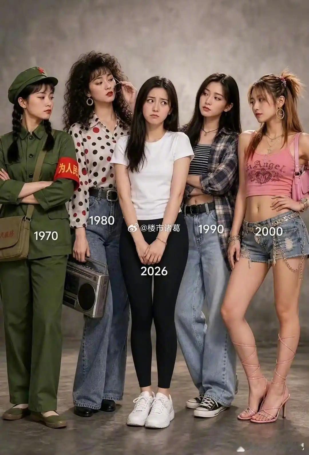 70年代到现在，你喜欢哪个年代的流行穿搭？ 