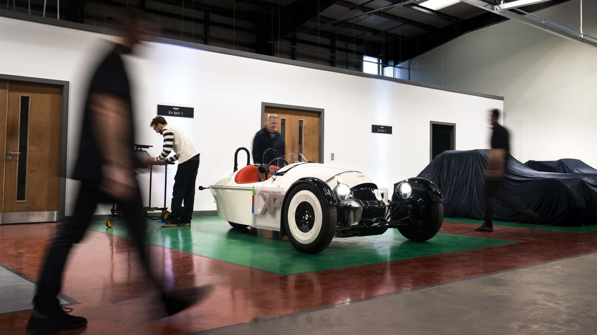 Morgan XP-1摩根的新电动三轮车摩根XP-1的重量不到1543磅（700