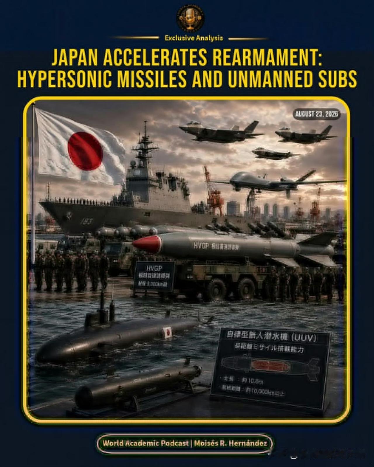 小日子2026年国防预算达到 9.04 万亿日元（约合 5800 亿美元），连续