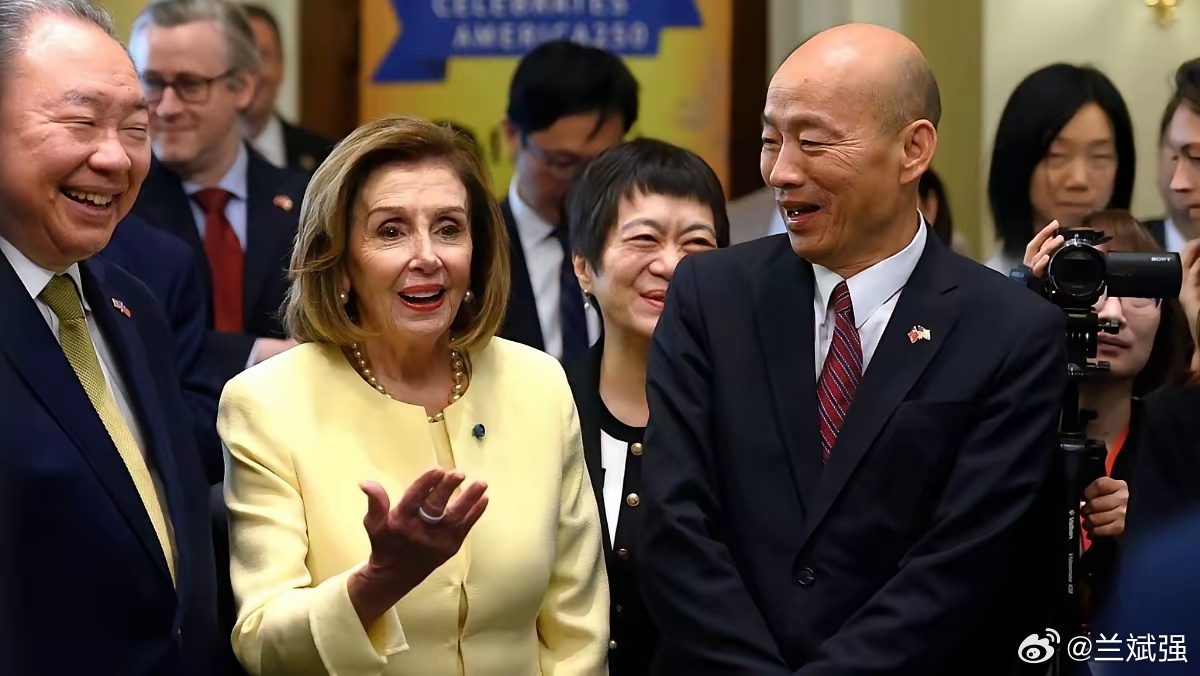 前天是韩国瑜的“高光时刻”：跪舔了佩洛西、拜见了30多位议员，远胜过所有窜美的篮