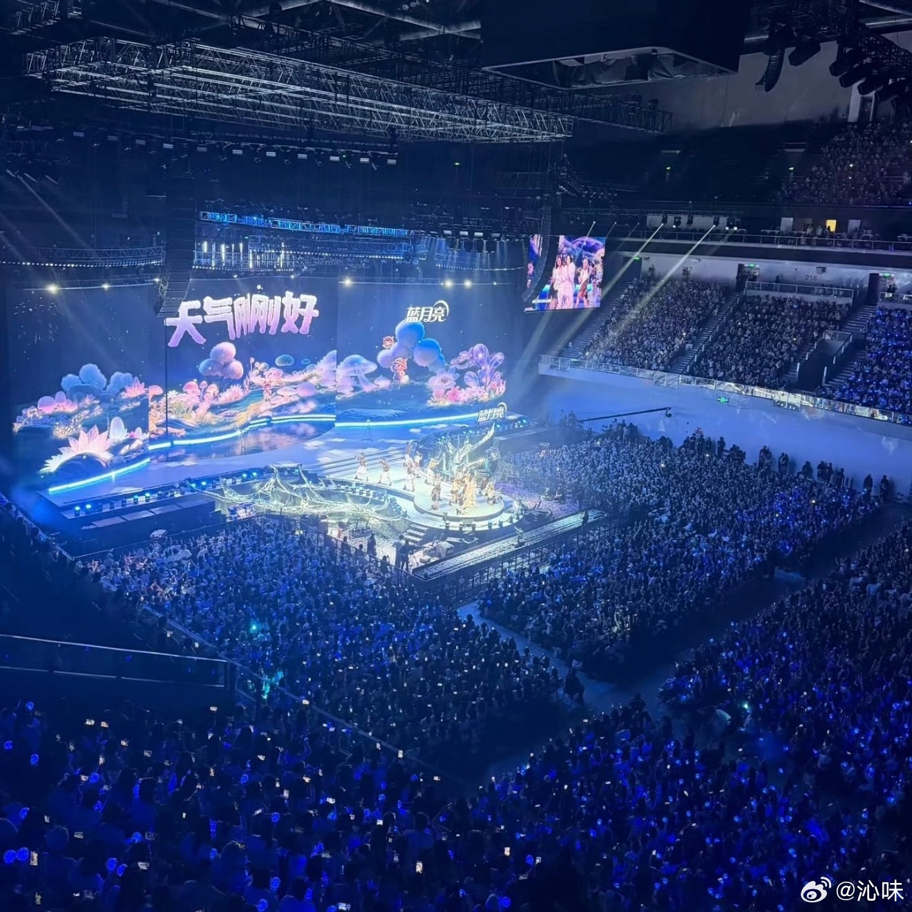同样是开演唱会，赵露思紫海和白鹿蓝海人气怎么相差这么多？ 
