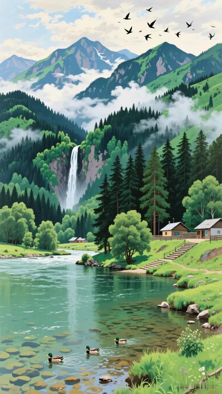 山青水秀，风景优美！