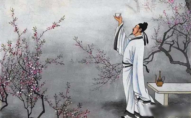 唐玄宗李隆基与李白之间的关系复杂，虽然李白在文学上才华横溢，但唐玄宗并没有给予他