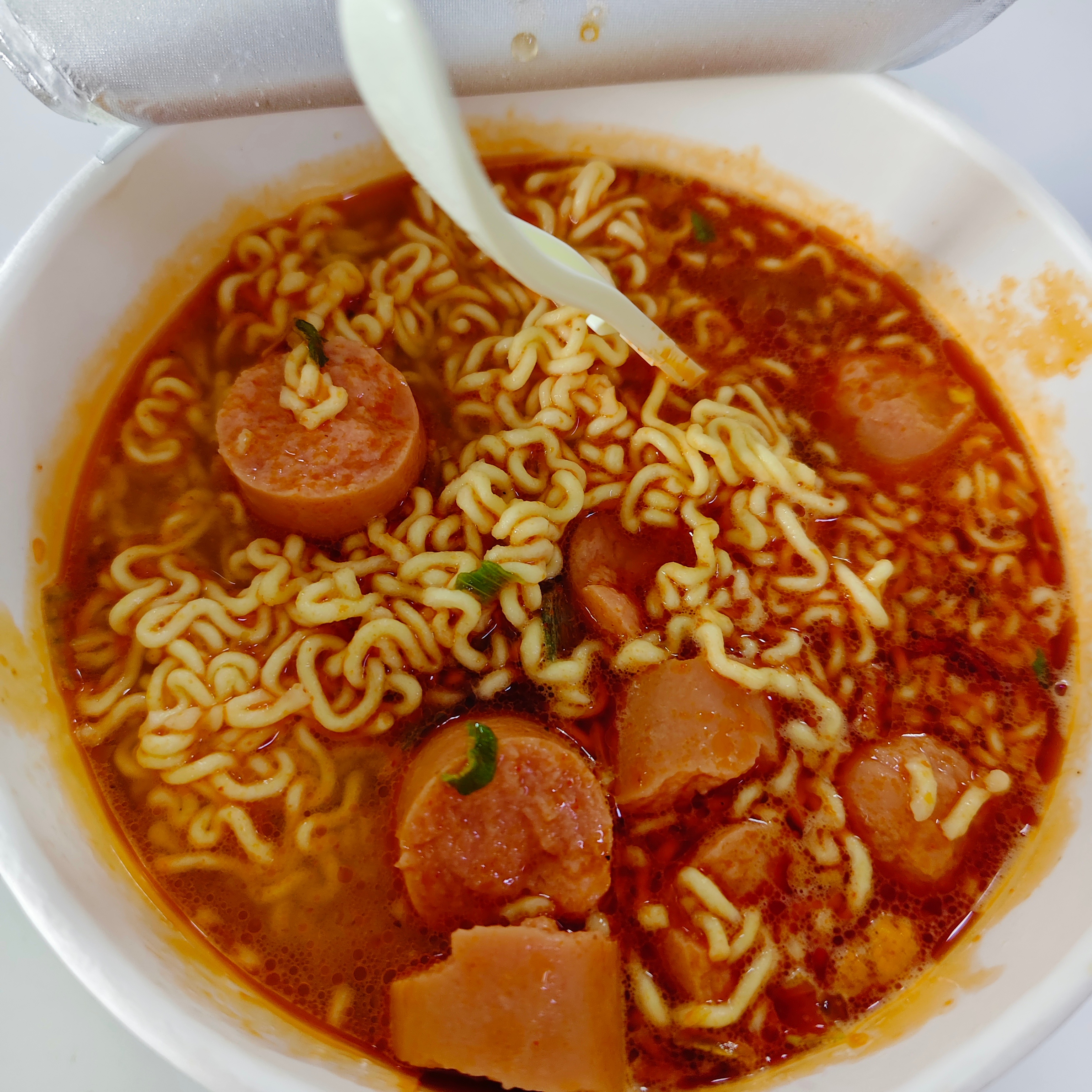 好久没吃了泡面！！ ​​​