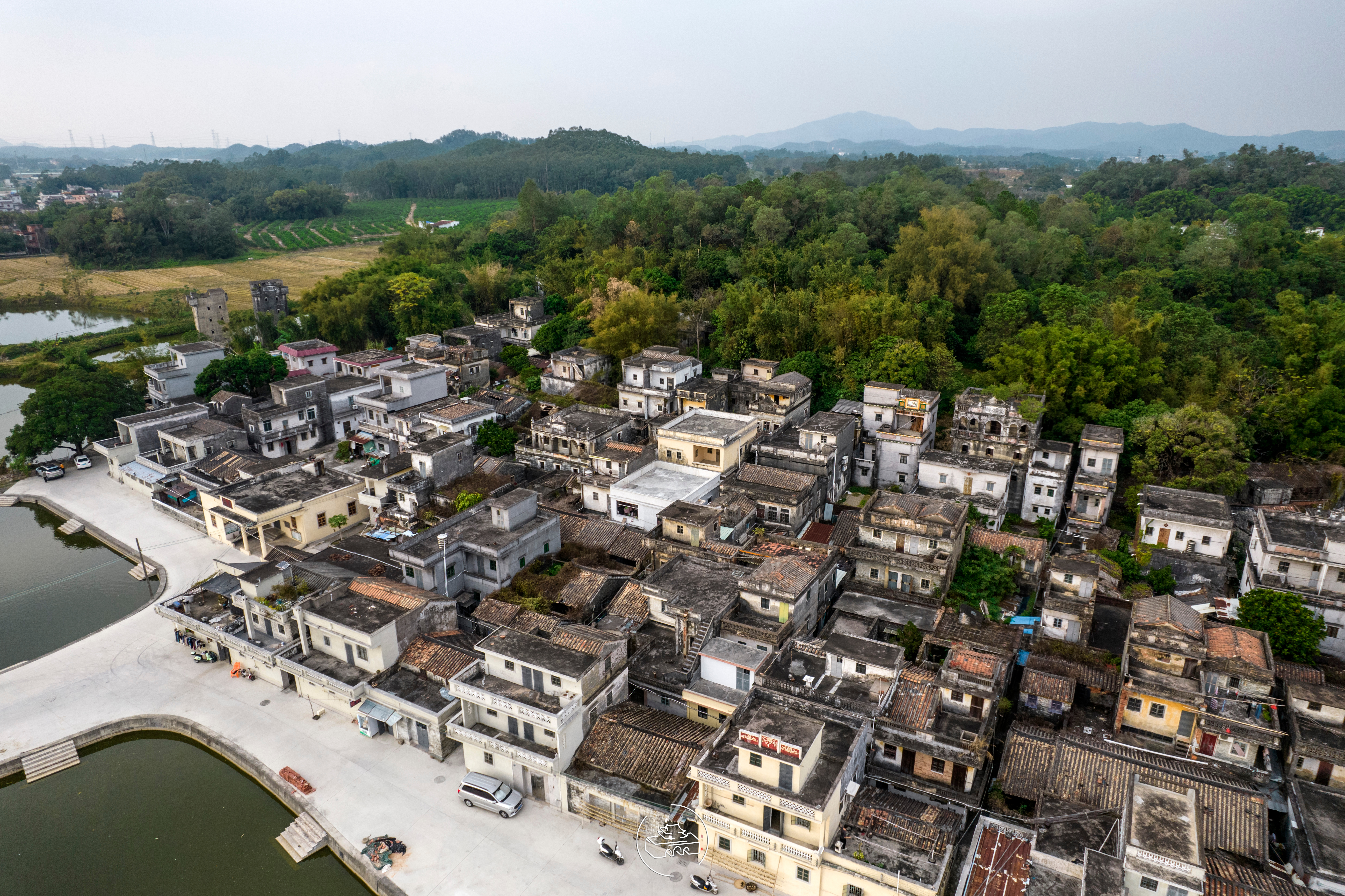 开平 村落图1-2 仓东图3 里村图4 角带龙图5-6 岐岭图7-8 强亚村图9