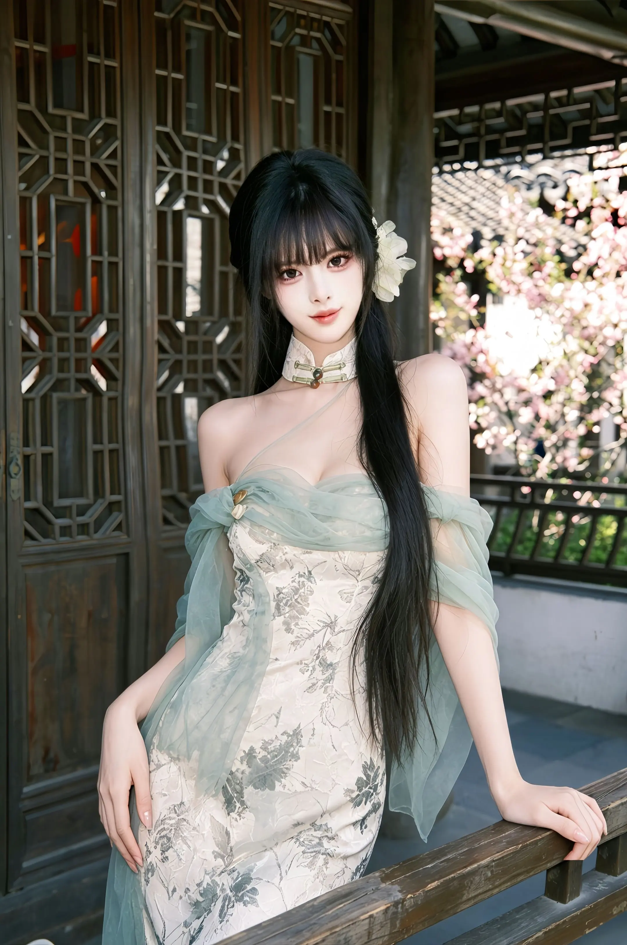 旗袍 旗袍美人 改良 气质 氛围感