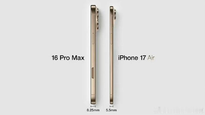 手机你选电池容量还是轻薄，iPhone 17 Air电池容量居然只有2900mA
