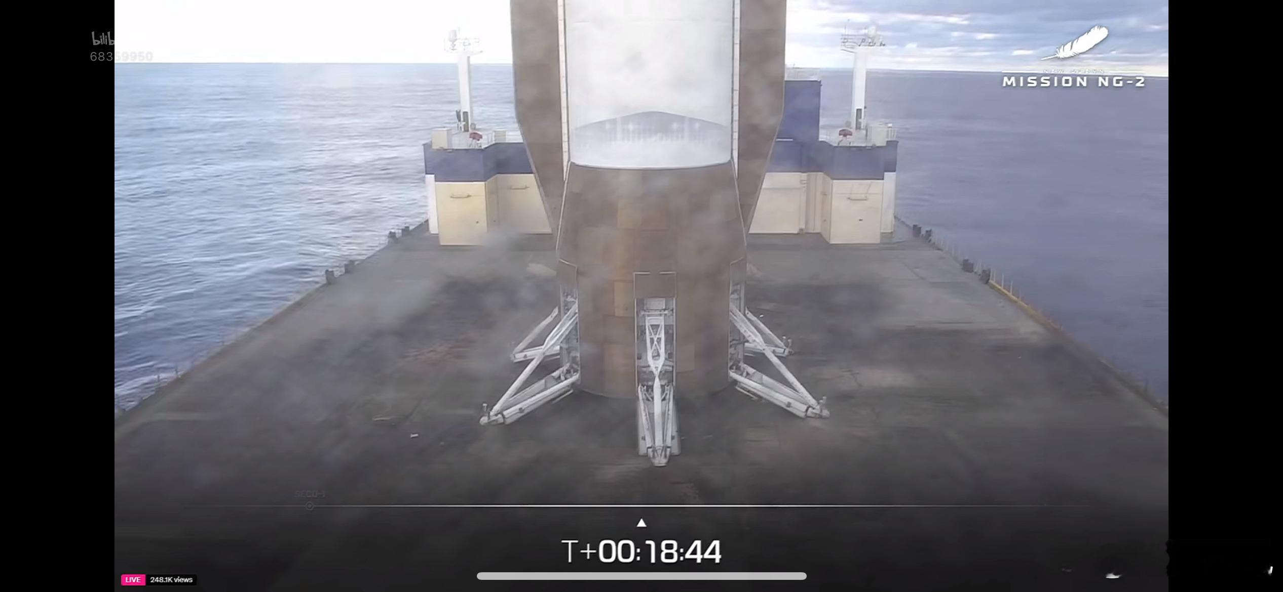 回收成功。蓝色起源公司新格伦火箭成为世界第二枚一级回收成功火箭。