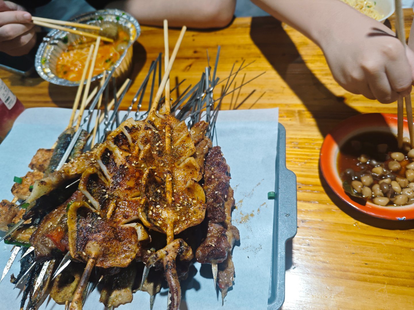 又吃又喝的，这肉蹭蹭往上涨