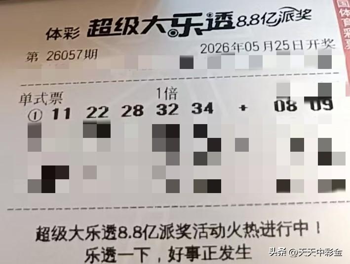 大乐透你们会守号吗【晒票票】行动虽缓，心向远方。分享大乐透第26057期精选号码