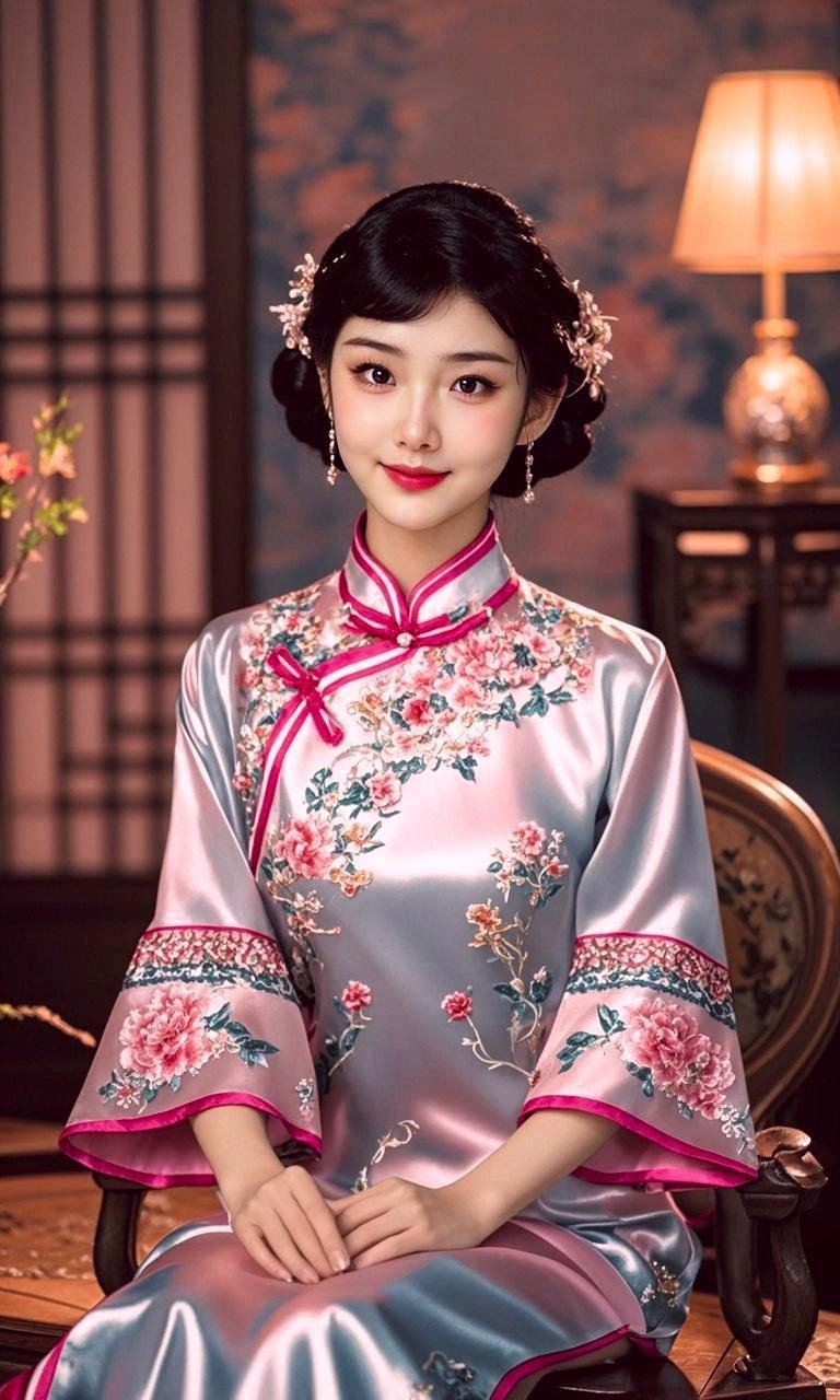 AI玫影旗袍美人