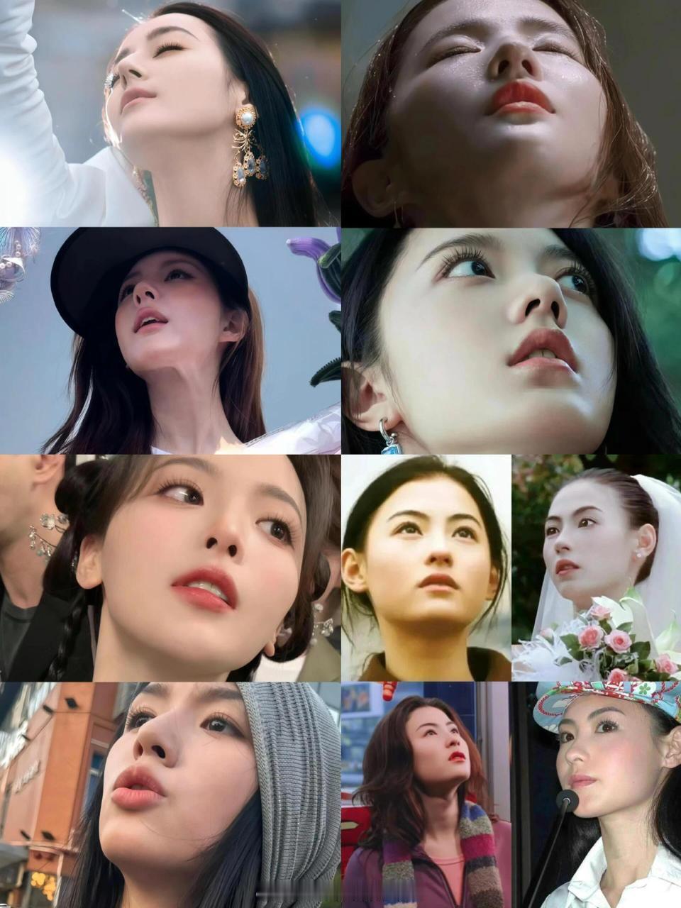 看仰拍，就知道女明星的骨相有多么优越了 ​​​