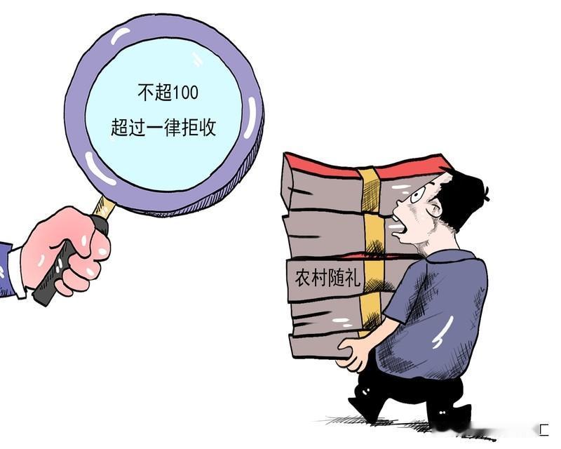 红白喜事收礼现象不一定会越来越严重。
在农村，过去大操大办、攀比礼金的情况很常见