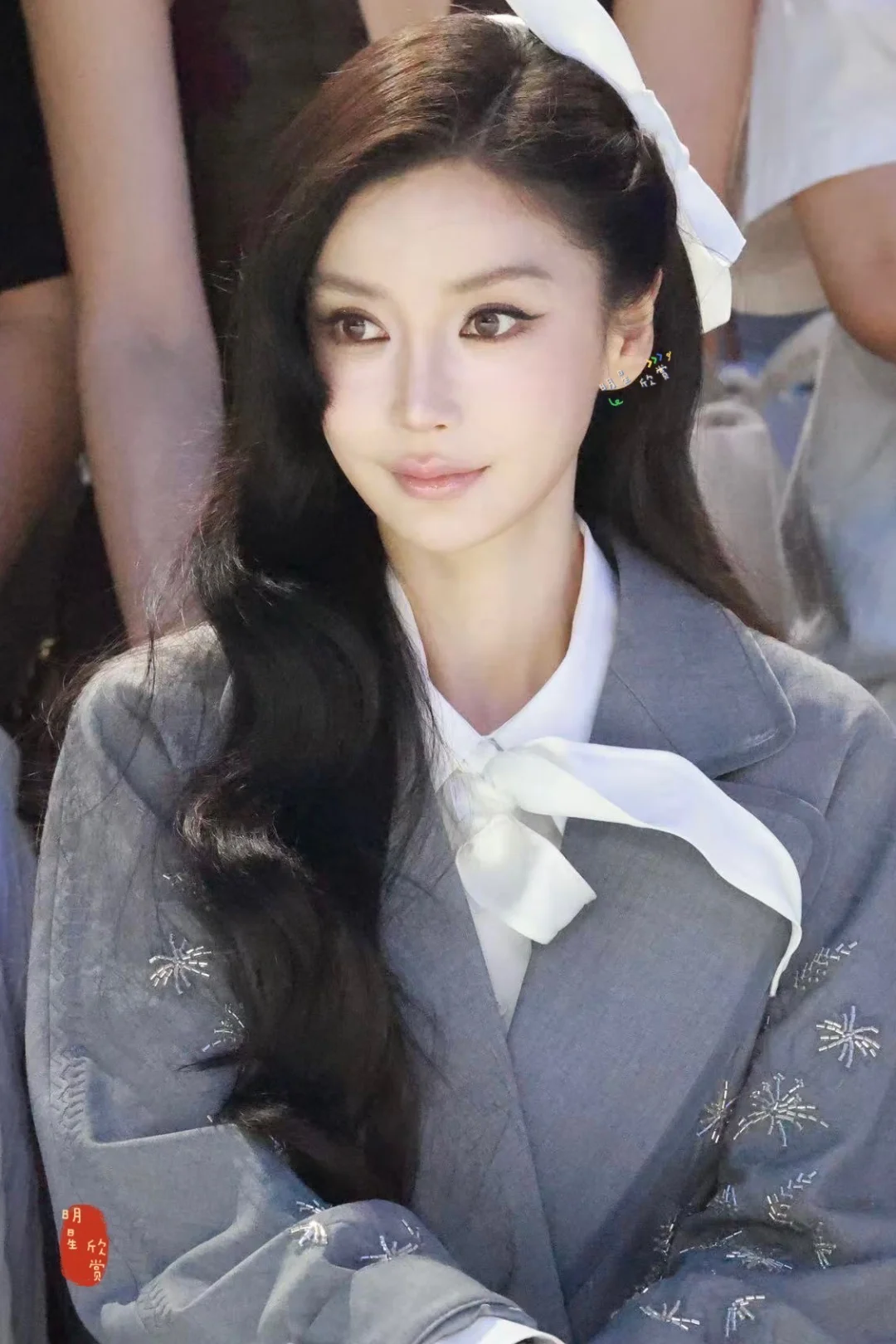 刚刚拍到了权威美神baby