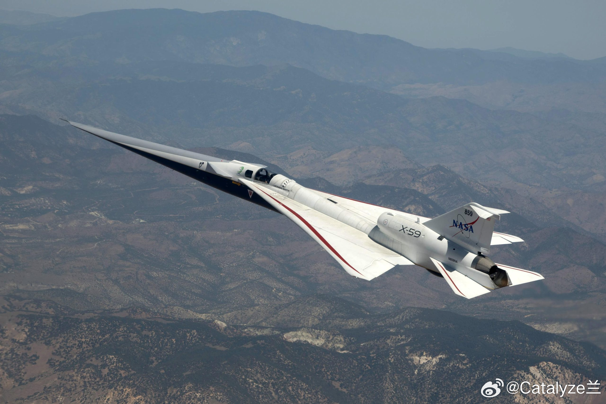 超音速客机回归倒计时？NASA X-59飞到1.4马赫，"轻声破音障"不再是纸上