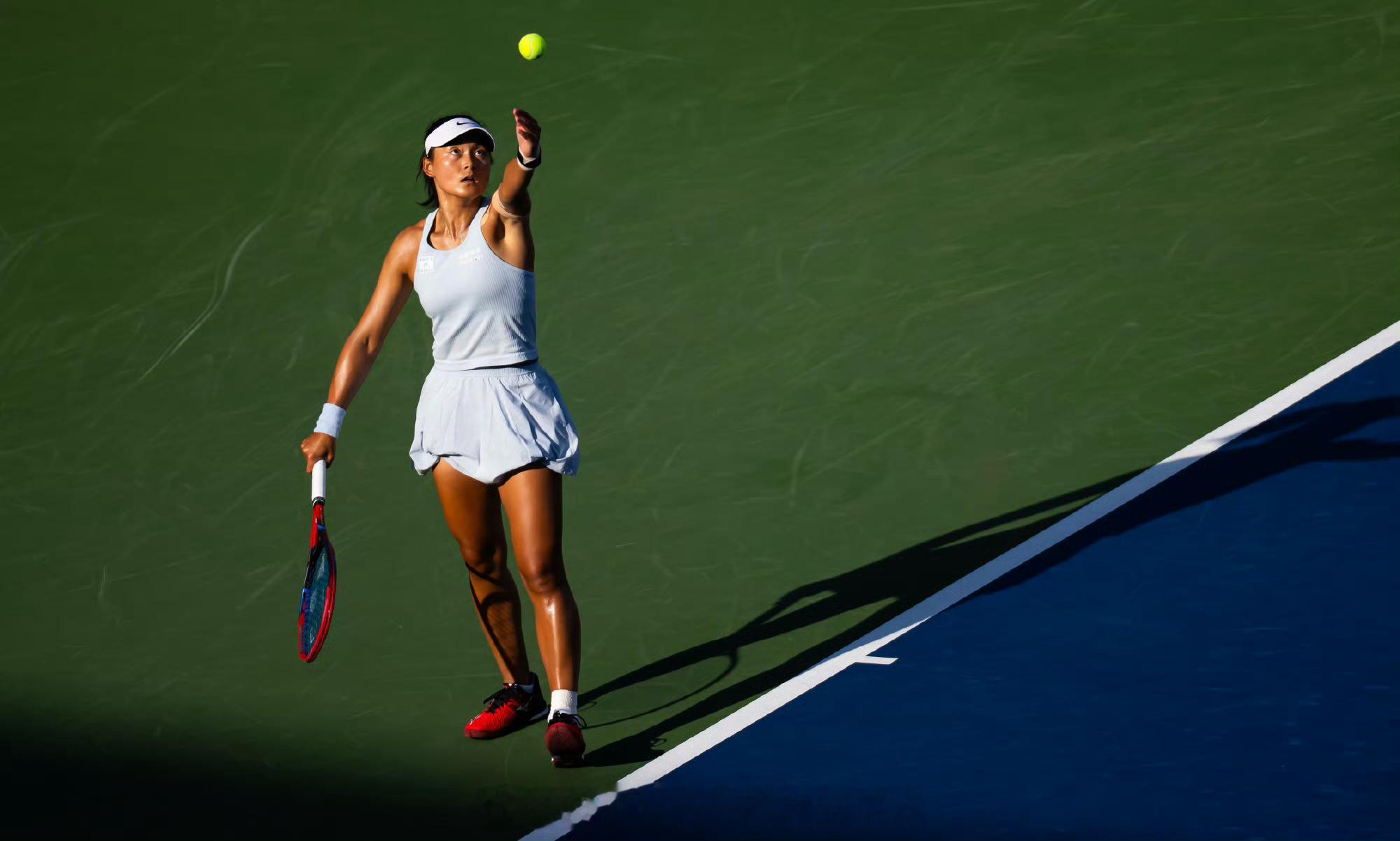 📢王雅繁止步美网单打首轮 📍【2025美网】女单首轮🎾王雅繁0-2（6(9