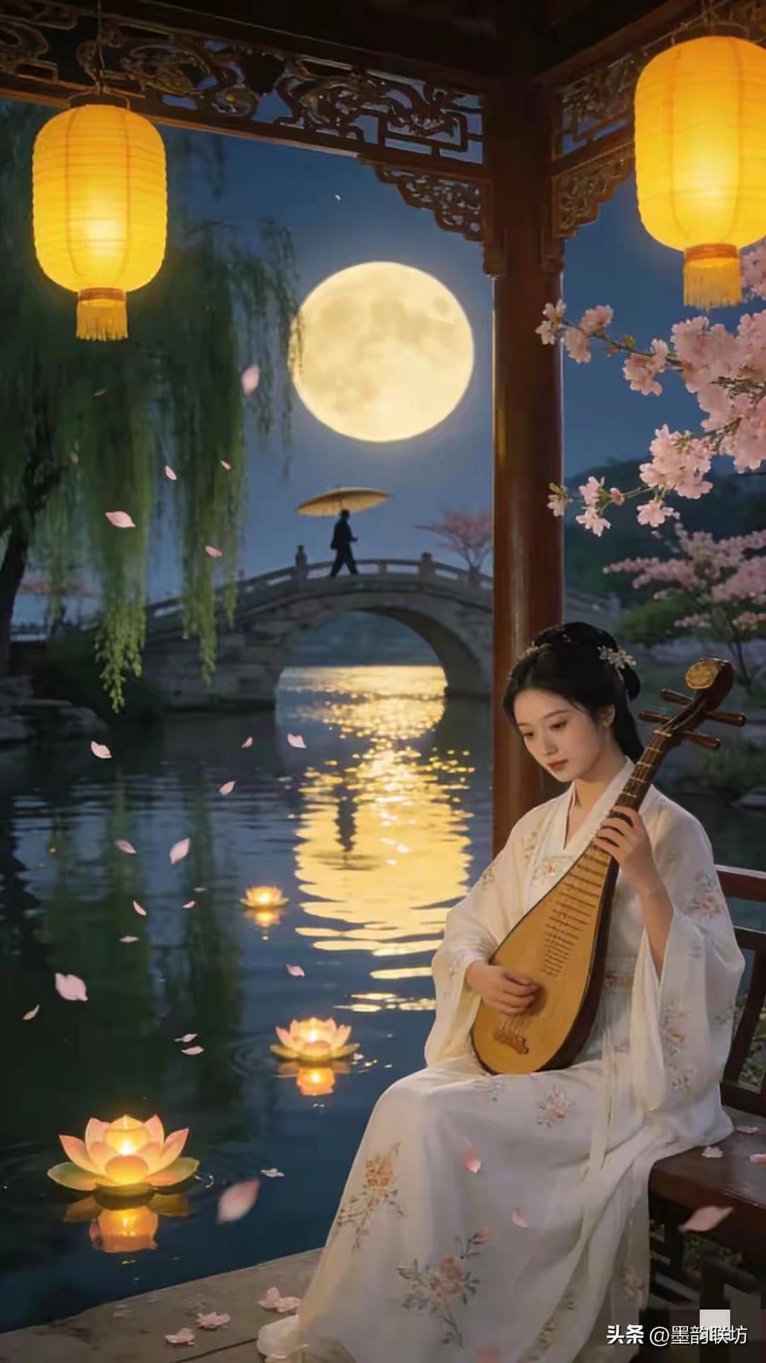 上联：一帘春色藏诗韵
下联：半窗明月洒清辉