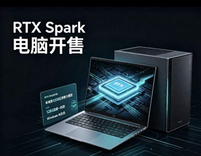 RTX Spark电脑正式开售！轻薄本本地跑1200亿大模型