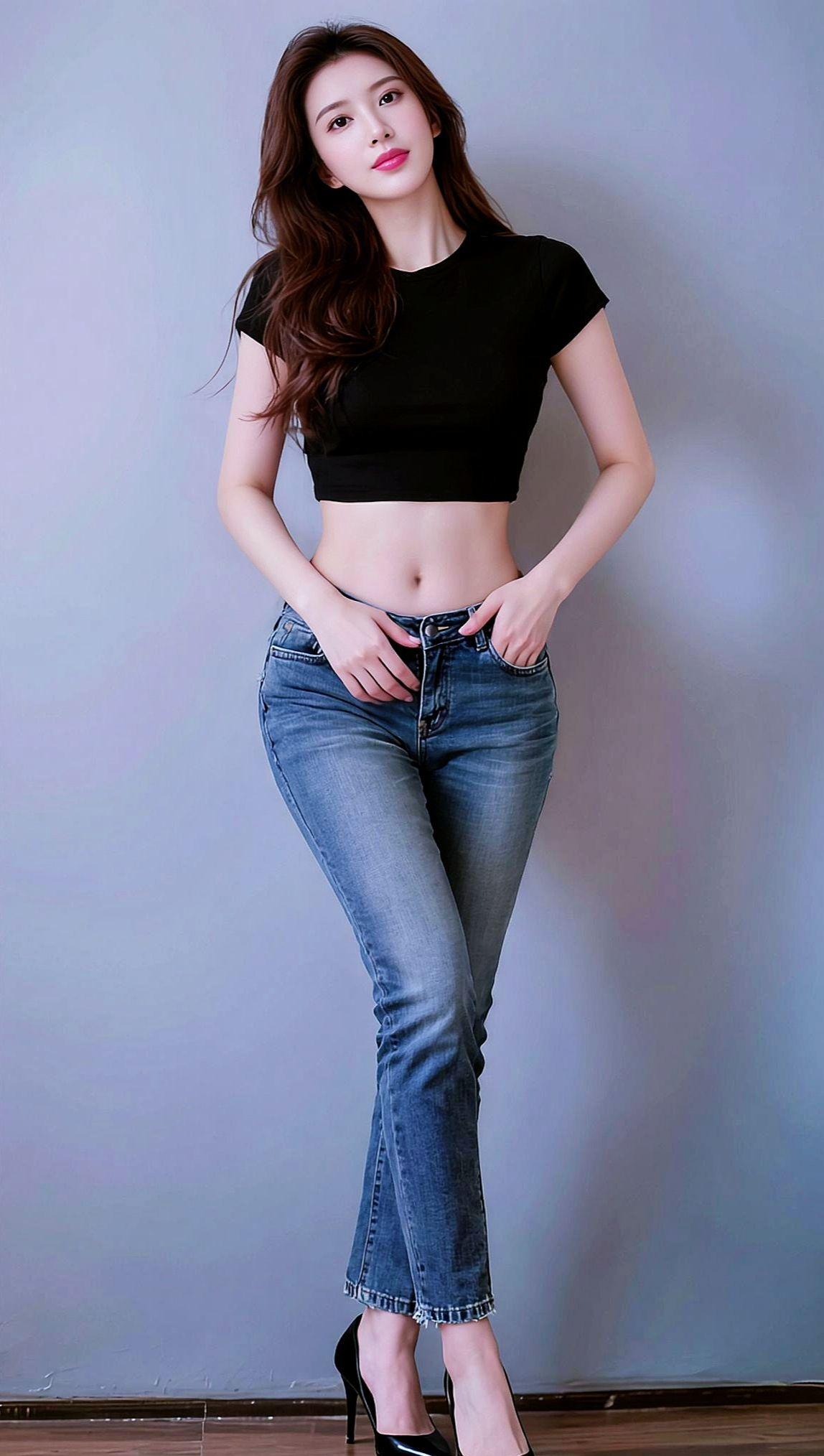 我的AI写真 抖音ai创作 这样的身材有人喜欢吗 随性穿搭 街拍穿搭