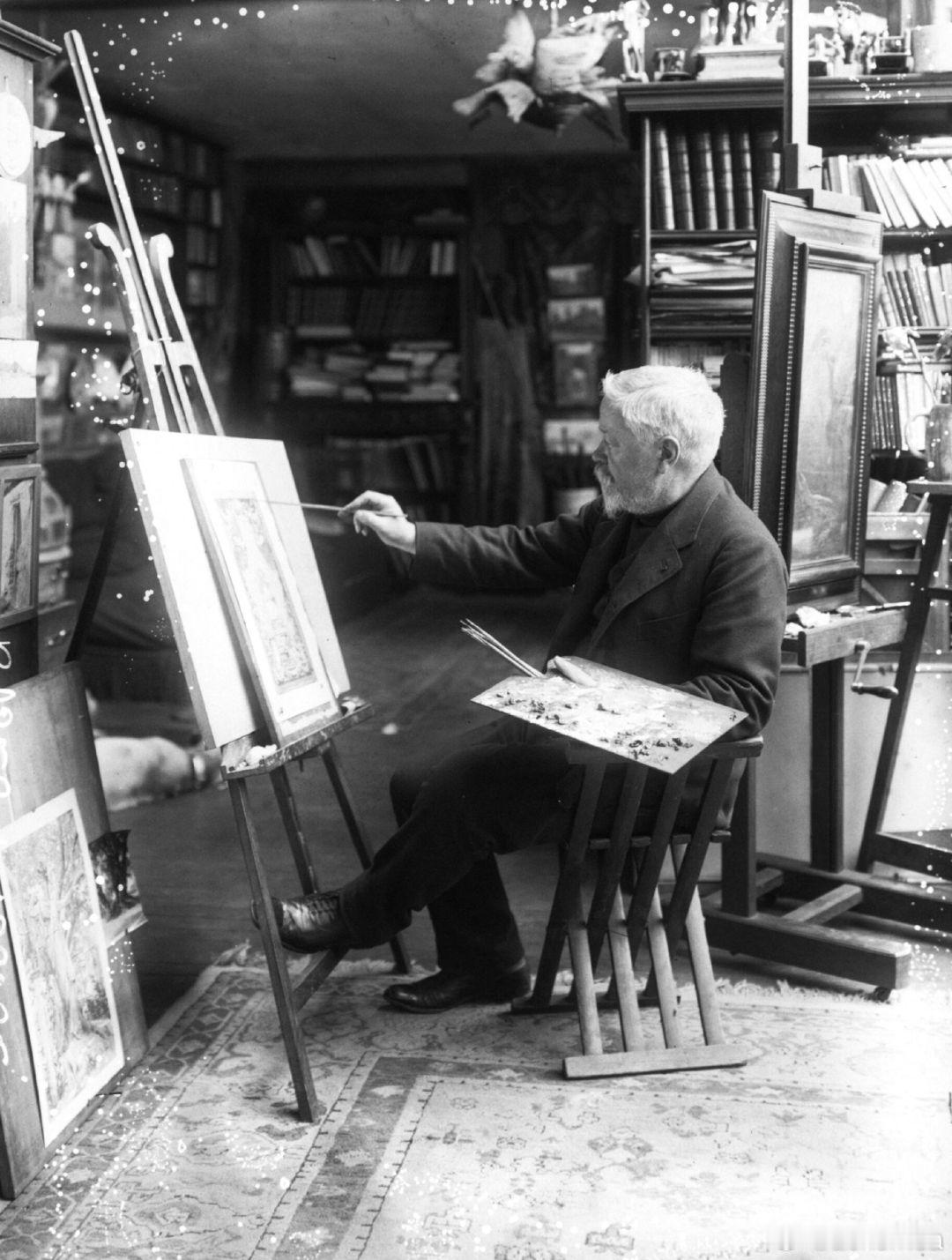 西洋历史文化鱼缸 历史人物 法国学院派画家Luc-Olivier Merson 