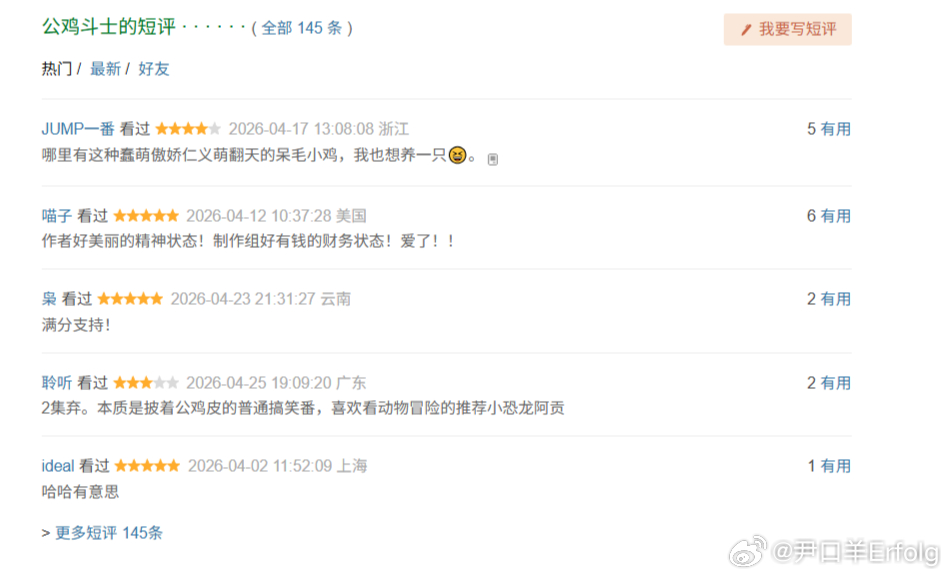 比 博 燃 ！给养鸡人、养鸟人推荐这部新番《公鸡斗士》。主打轻松欢乐，无厘头搞笑